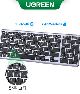Ugreen Wireless Bluetooth 5.0 2.4G Keyboard For MacBook iPad PC