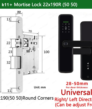Zinc Alloy Biometric Fingerprint Bluetooth Electric Door Lock