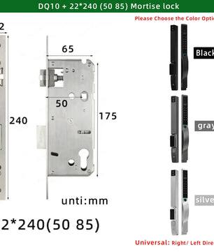Aluminium Alloy Fingerprint Rechargeable Battery WIFI Smart Lock