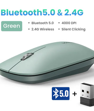 Ugreen 4000 DPI 2.4G USB Bluetooth Support Wireless Portable Mouse
