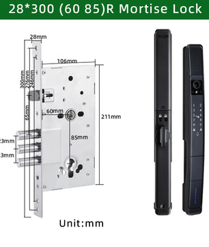 Raykube Waterproof Slim Camera Face Recognition Digital Lock