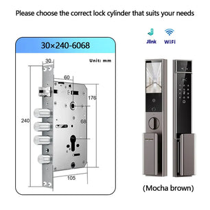 Raykube S90 Rechargeable Palm Vein Recognition Digital Lock