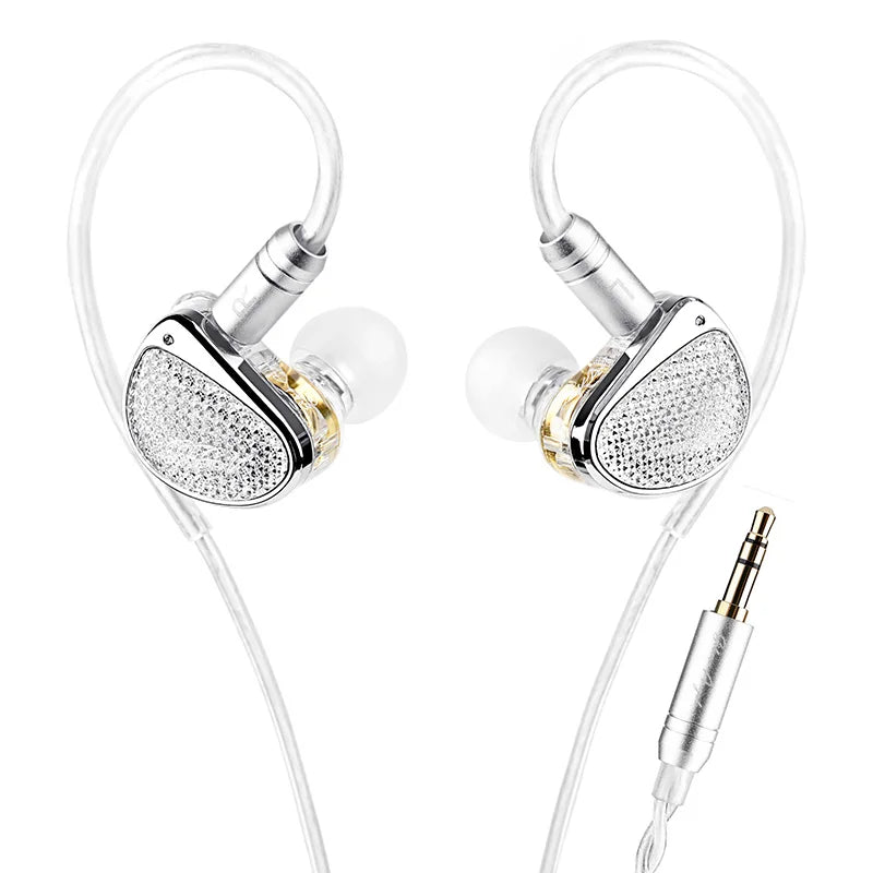 Metal Dynamic Vocalism Wired Communication Earphones
