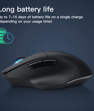 4000 DPI 2.4G USB Bluetooth Support Optical Sensor Wireless Mouse