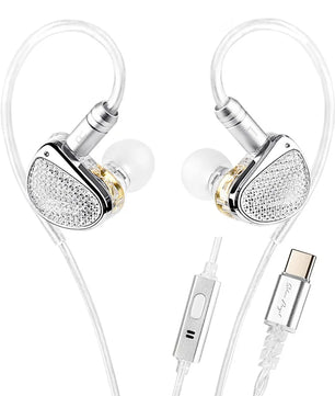 Metal Dynamic Vocalism Wired Communication Earphones