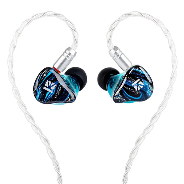 0.78mm Metal Wired Hybrid Vocalism HiFi Monitor Earphones