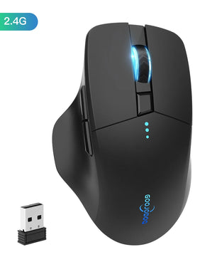 4000 DPI 2.4G USB Bluetooth Support Optical Sensor Wireless Mouse