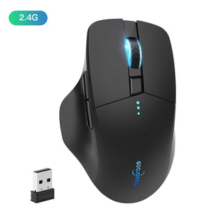4000 DPI 2.4G USB Bluetooth Support Optical Sensor Wireless Mouse