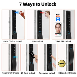 Aluminium Alloy Fingerprint Rechargeable Battery WIFI Smart Lock