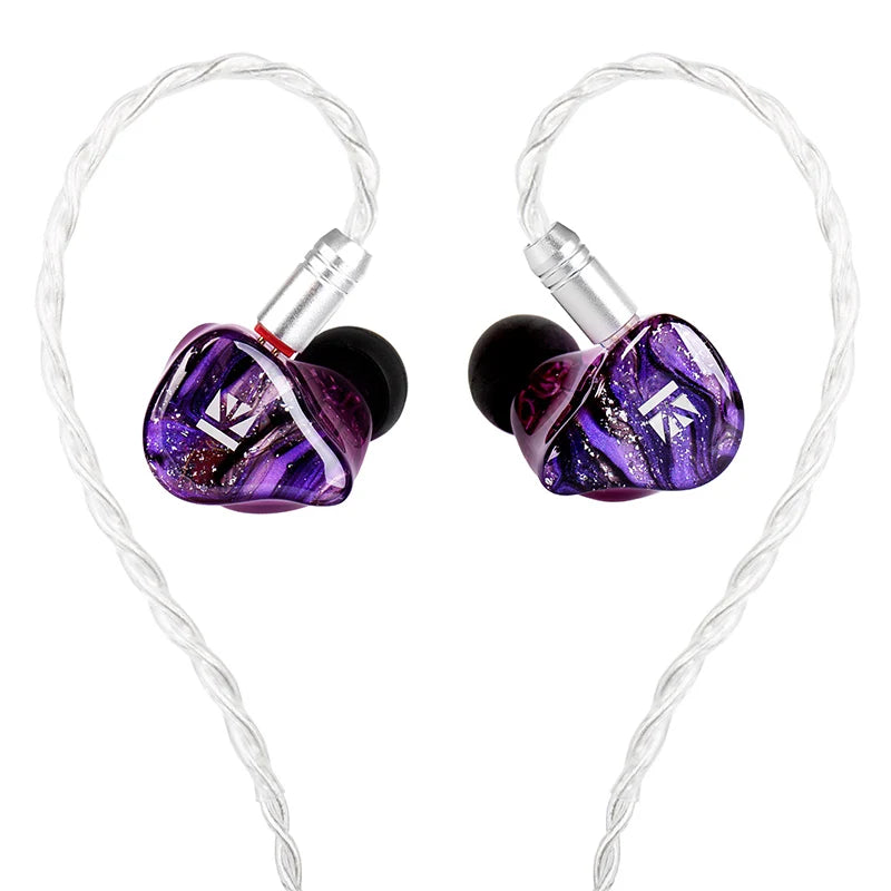 0.78mm Metal Wired Hybrid Vocalism HiFi Monitor Earphones