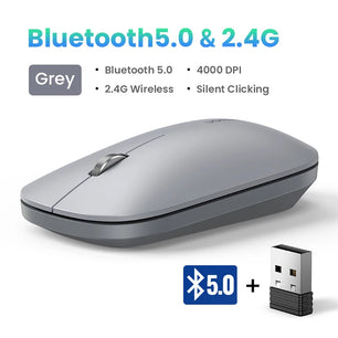 Ugreen 4000 DPI 2.4G USB Bluetooth Support Wireless Portable Mouse