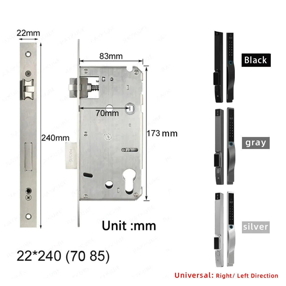 RAYKUBE Tuya WiFi Palm Vein Waterproof Digital Smart Lock