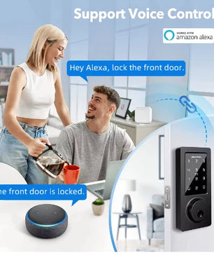 Stainless Steel Fingerprint Dry Battery WIFI Digital Smart Lock