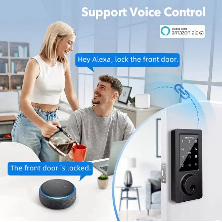 Stainless Steel Fingerprint Dry Battery WIFI Digital Smart Lock