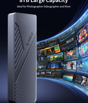 Aluminum Alloy 40Gbps 8TB PCIe4.0 NVME Solid State Drive