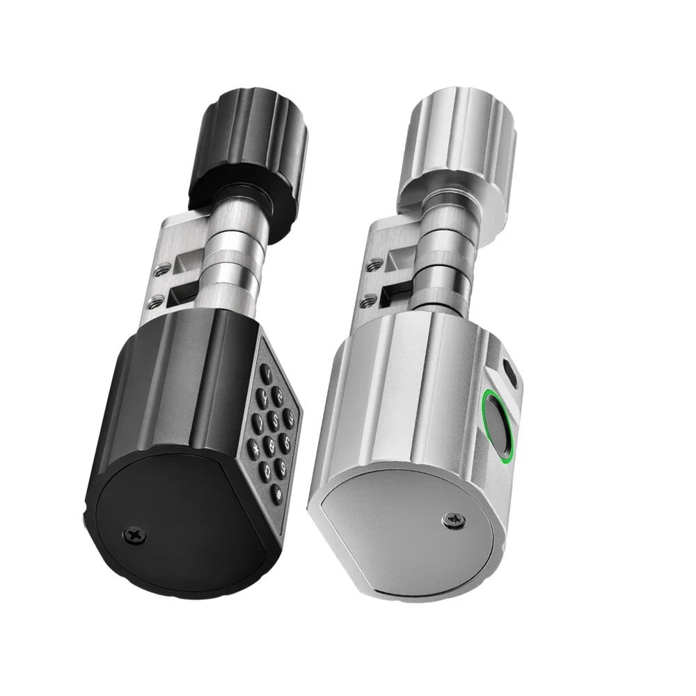 Aluminium Alloy Fingerprint Bluetooth Cylinder Digital Door Lock
