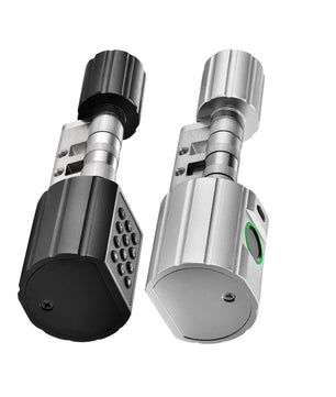 Aluminium Alloy Fingerprint Bluetooth Cylinder Digital Door Lock