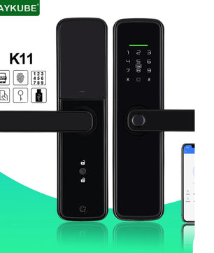 Zinc Alloy Biometric Fingerprint Bluetooth Electric Door Lock
