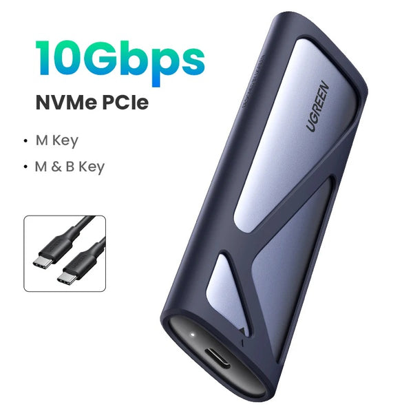 Ugreen 10Gbps 1.8" 8TB M.2 NVMe High Speed External SSD Enclosure