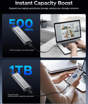 460MB/s Speed External Solid State Drive For Laptop And Desktop