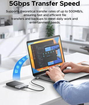 USB 3.1 Type-C External Solid State Drive For Laptop And Desktop
