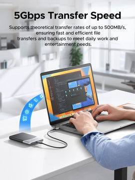 USB 3.1 Type-C External Solid State Drive For Laptop And Desktop