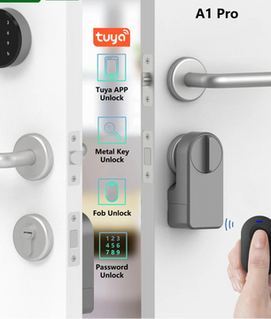 Stainless Steel Electronic Bluetooth Dry Battery Wireless Door Lock