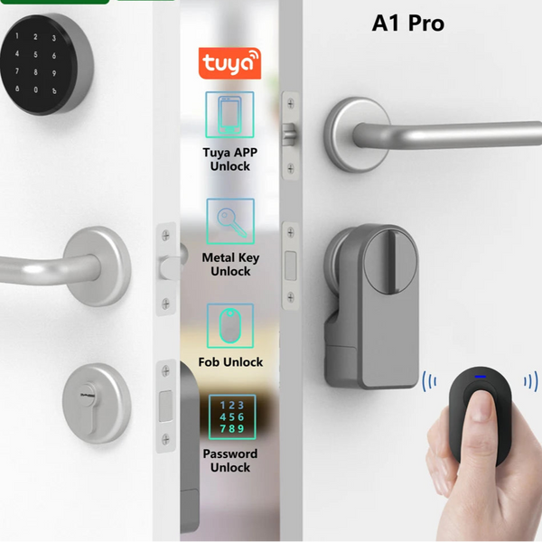 Stainless Steel Electronic Bluetooth Dry Battery Wireless Door Lock