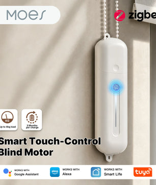 Moes Tuya Zigbee Smart Blind Motor Rechargeable Curtain Drive Motor