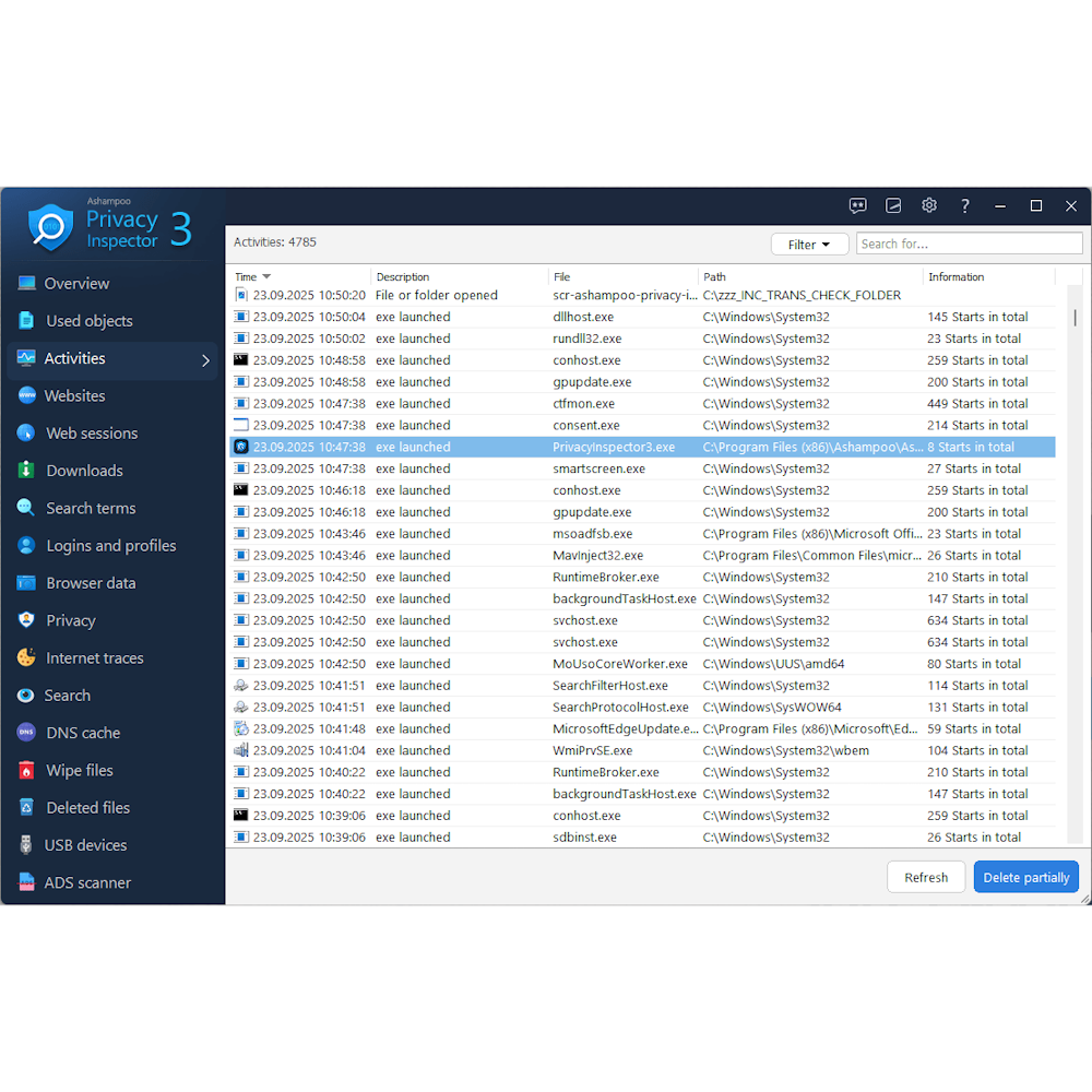 Ashampoo Privacy Inspector 3⁠