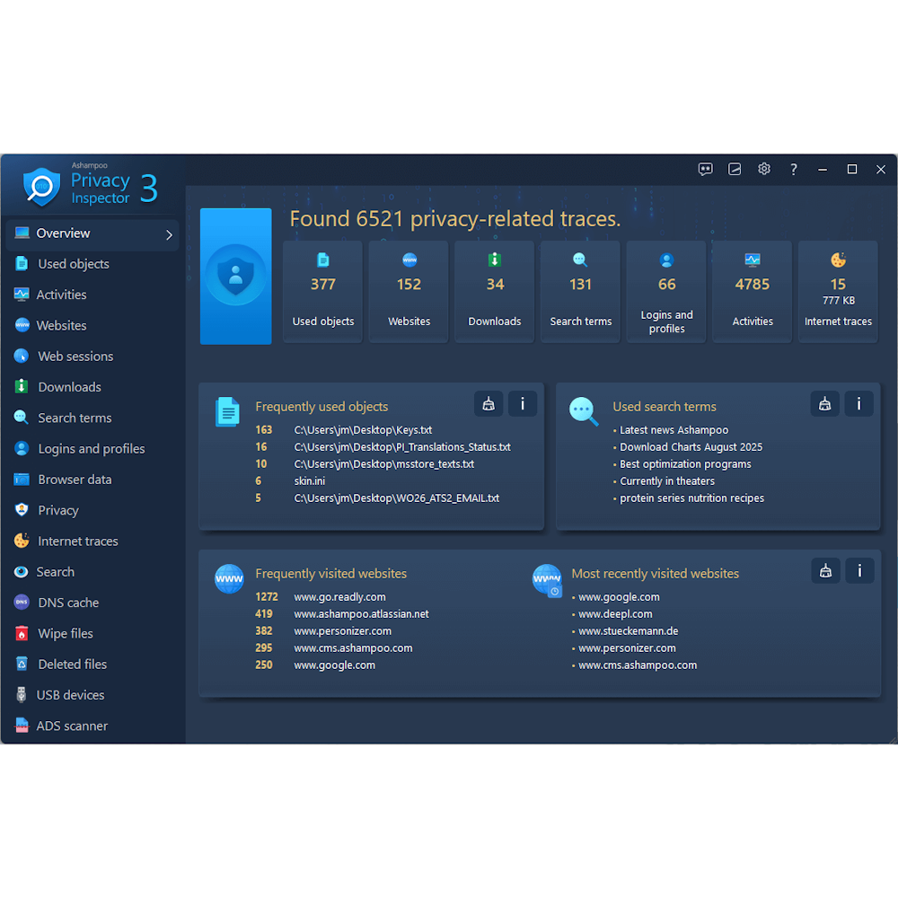 Ashampoo Privacy Inspector 3⁠