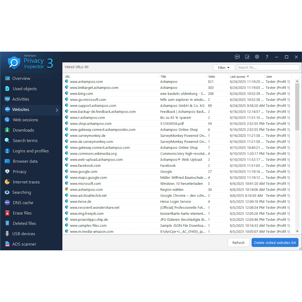 Ashampoo Privacy Inspector 3⁠