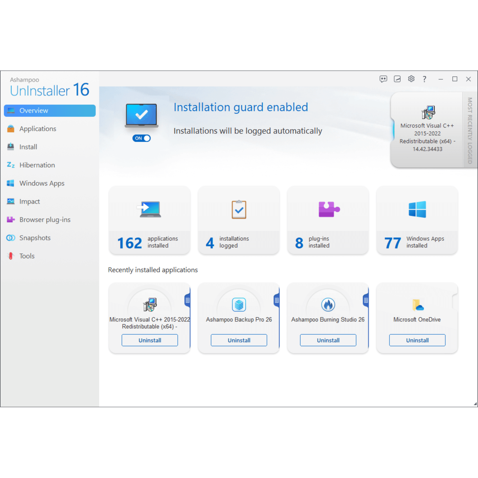 Ashampoo UnInstaller 16