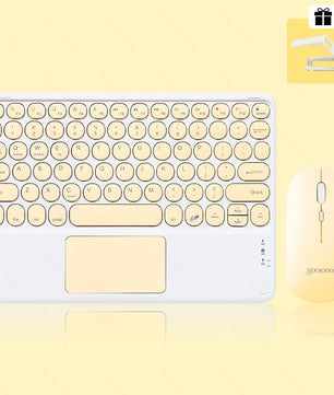 Plastic 2.4G Rechargeable Bluetooth Wireless Keyboard Mouse Kit