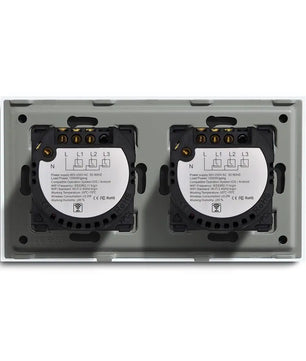 Bseed Alloy 4 Gang Crystal Panel Wifi Touch APP Control Switch