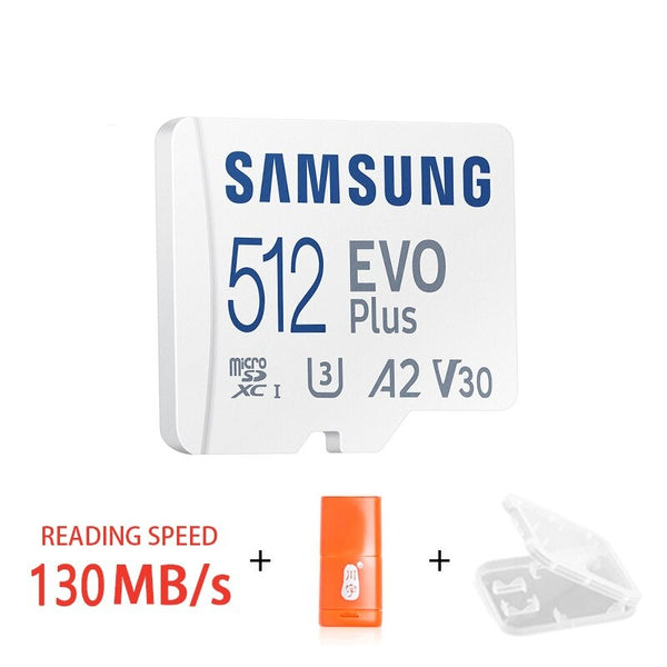 128GB 256GB High Read Speed 130Mbps USB Micro SD Memory Card