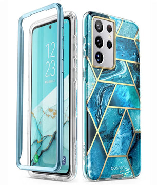 Polycarbonate Full-Body Rugged Case For Samsung Galaxy S21 Ultra