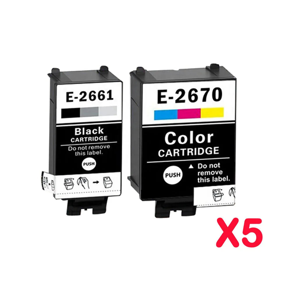 T2661-T267 Ink Cartridge Compatible For Epson Workforce WF-100W
