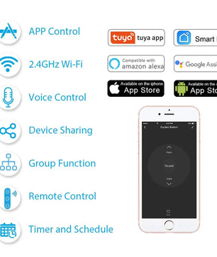 LoraTap 240V Plastic Remote Control Roller Blinds Shutter Switch