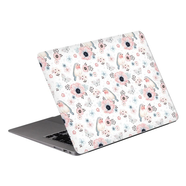 PVC Protective Flower Pattern Laptop Skin Cover