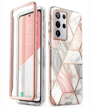 Polycarbonate Full-Body Rugged Case For Samsung Galaxy S21 Ultra