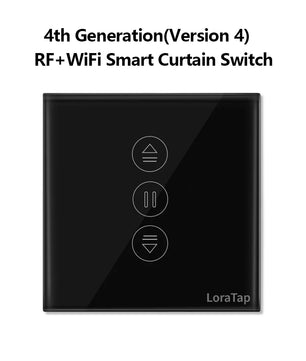 LoraTap 250V 600W Plastic WiFi Rolling Blinds Curtain Switch