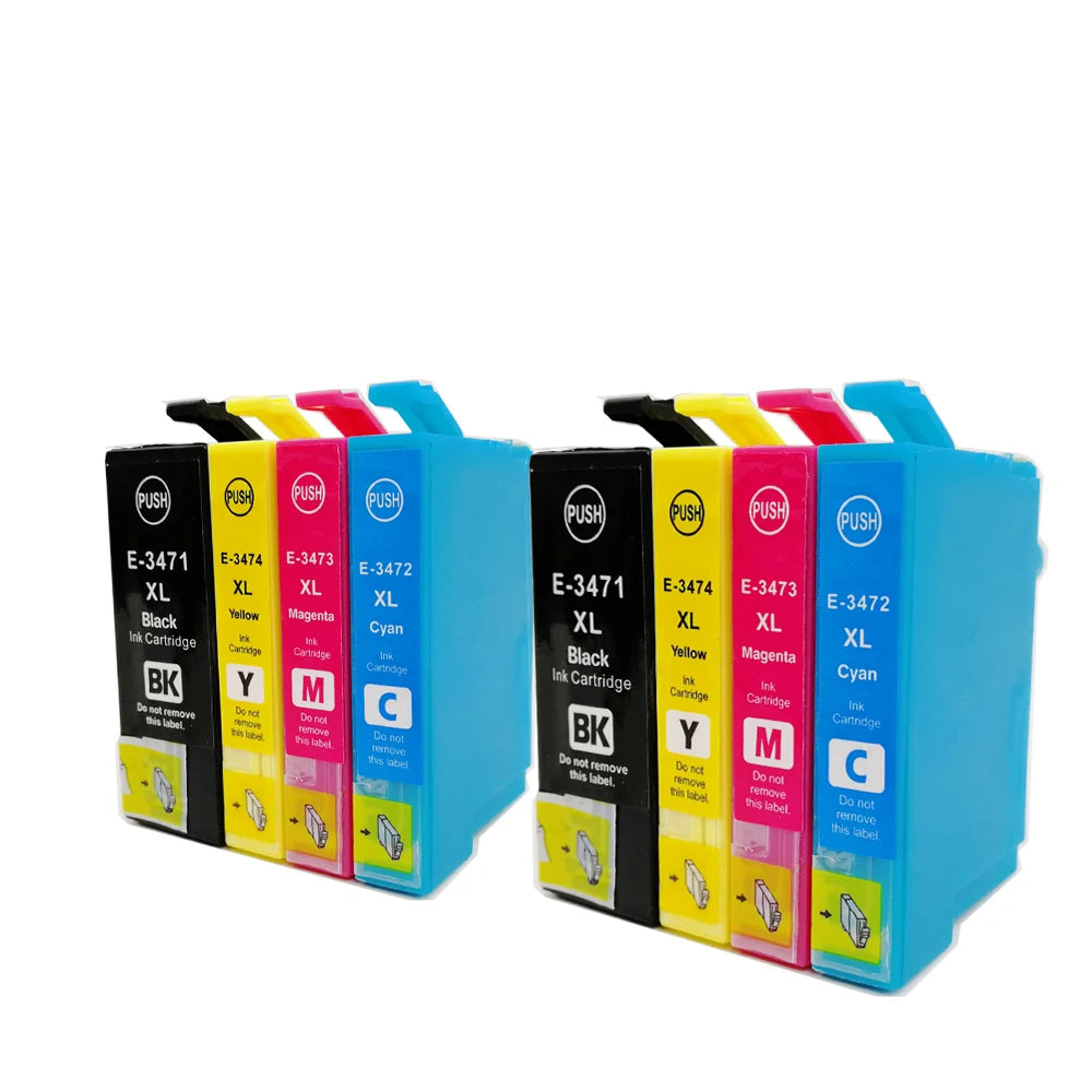 T3471-T3474 Ink Cartridge Compatible For Epson WorkForce Pro WF-3720DWF