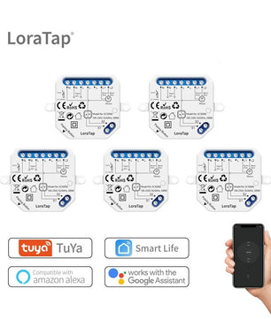 LoraTap 240V Plastic Automatic WIFI Roller Shutter Curtain Module