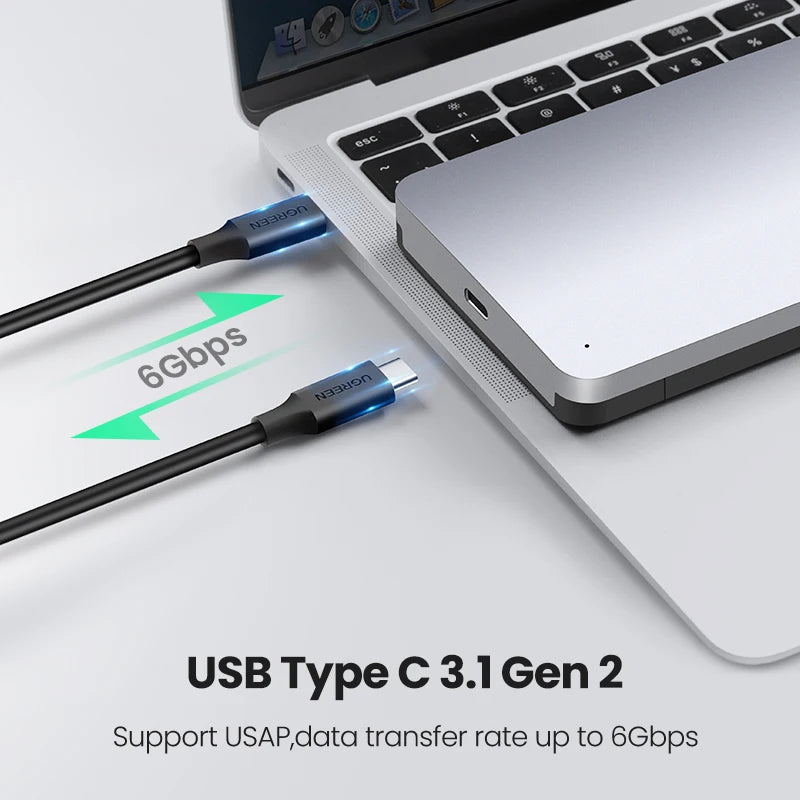 Ugreen 2.5" SATA To USB 3.1 External HD Hard Drive Enclosure