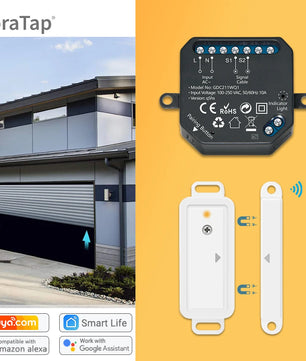 LoraTap Plastic 10A Wireless Remote Control Sensor Opener Switch