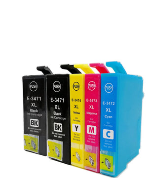 T3471-T3474 Ink Cartridge Compatible For Epson WorkForce Pro WF-3720DWF