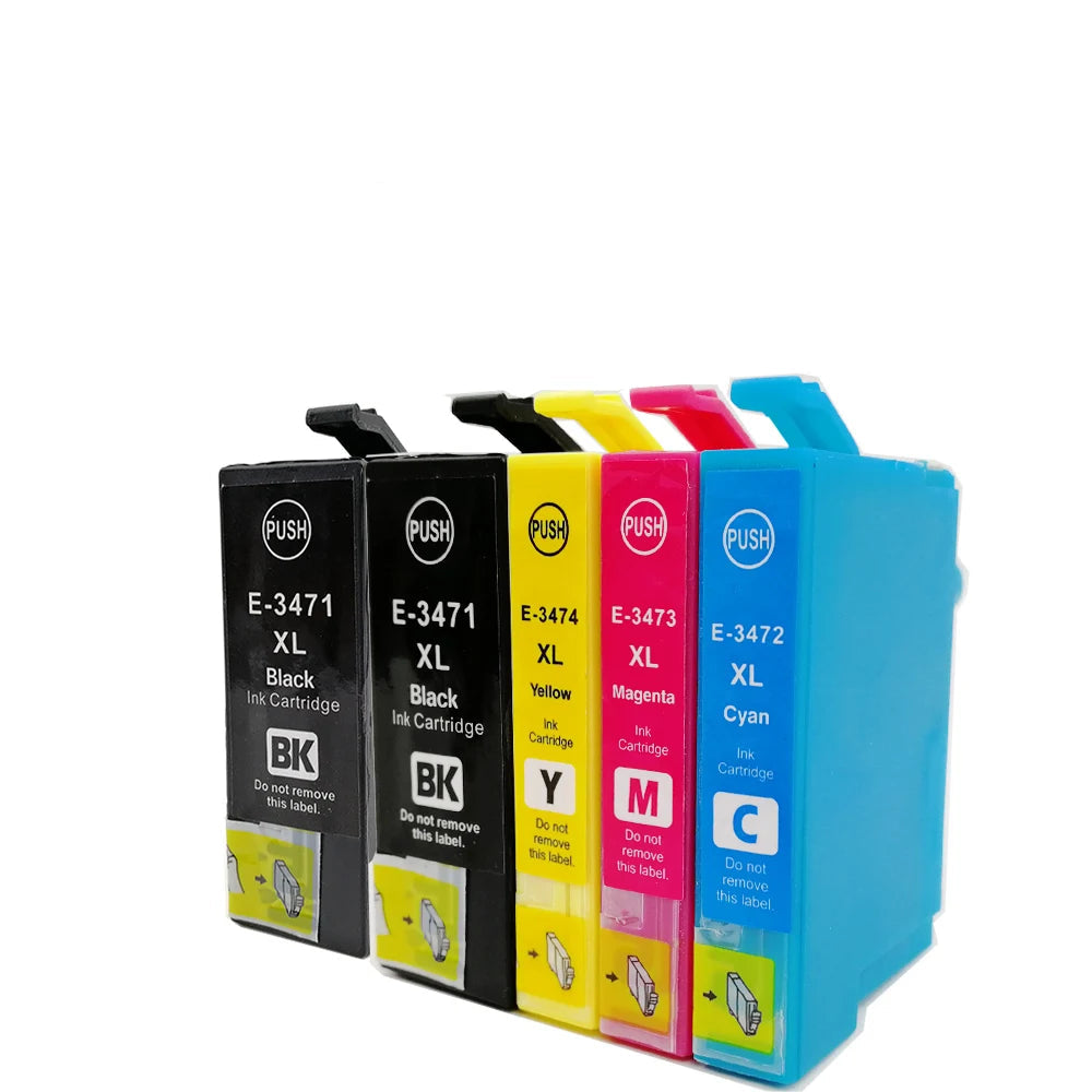 T3471-T3474 Ink Cartridge Compatible For Epson WorkForce Pro WF-3720DWF