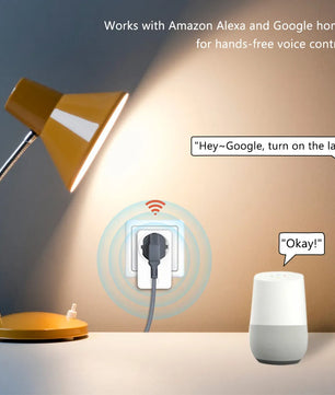 LoraTap 16A Power Plastic Remote Voice Control Plug Switch