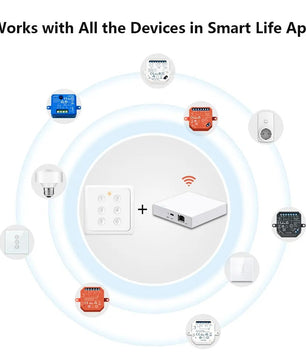 LoraTap Plastic Magnetic Moveable Remote Control Switch